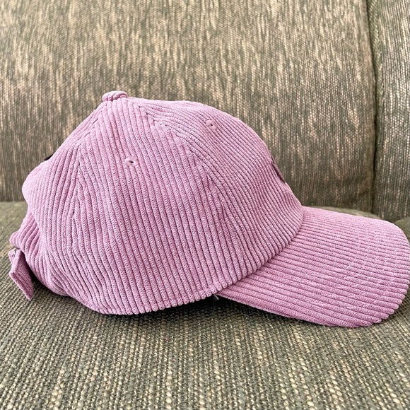 Adidas unisex corduroy dusty pink baseball cap - Picture 5 of 7